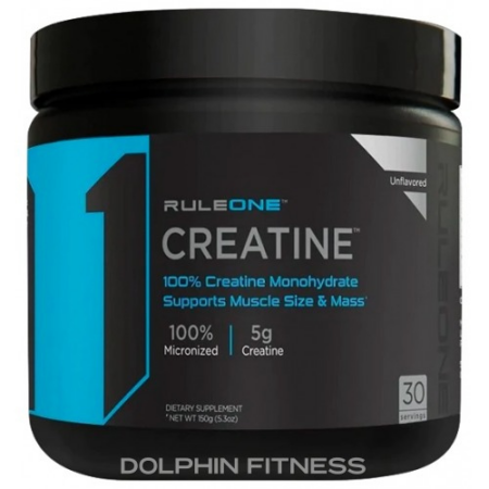 Creatine Micronized 30 serv -Unflavored 150gr - Rule one R1