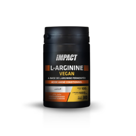 L-Arginine Vegan - 60 Gélules | 30 Servings - Impact Sport Nutrition