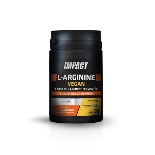 L-Arginine Vegan - 60 Gélules | 30 Servings - Impact Sport Nutrition