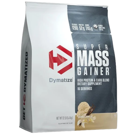 Super Mass Gainer 5,232 kg (11.5 lb) - Dymatize
