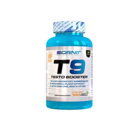 T9 Testo Booster - 120 gélules végétales -  Booster D'hormone - Scenit