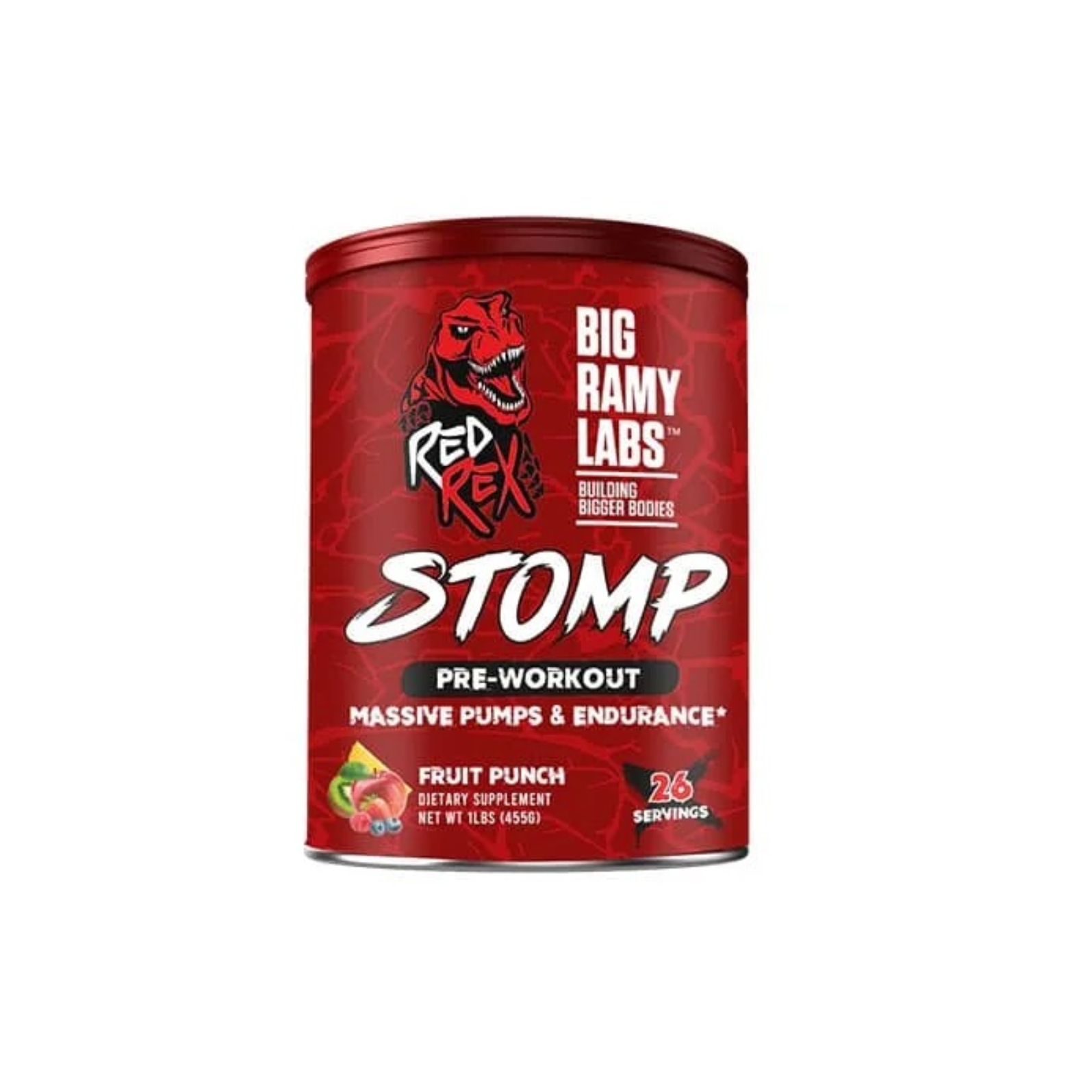 STOMP PREWORKOUT - 442G - RED REX BIG RAMY LABS