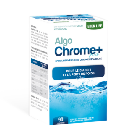AlgoChrome Plus - 90 comprimés - Spiruline- Eden Life