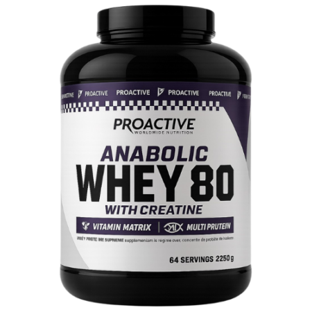 Anabolic Whey 80 + Creatine - 2.25Kg - ProActive