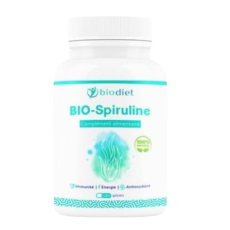 Bio Spiruline 400mg - 30 gélules - biodiet