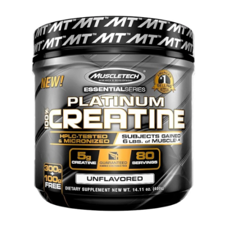 PLATINUM 100% CREATINE 400G - MUSCLETECH