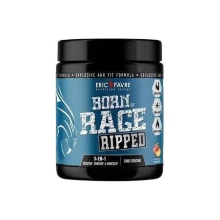Born of rage Ripped - 250G -  Preworkout minceur - Eric Favre