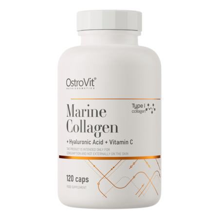 Marine Collagen + Hyaluronic Acid + Vitamin C - 120 capsules - OstroVit