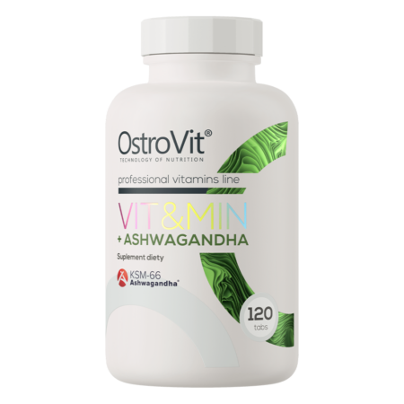 VIT&MIN + Ashwagandha - 120 tablets - OstroVit