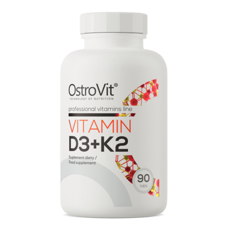 Vitamin D3 + K2 - 90 tablets - OstroVit