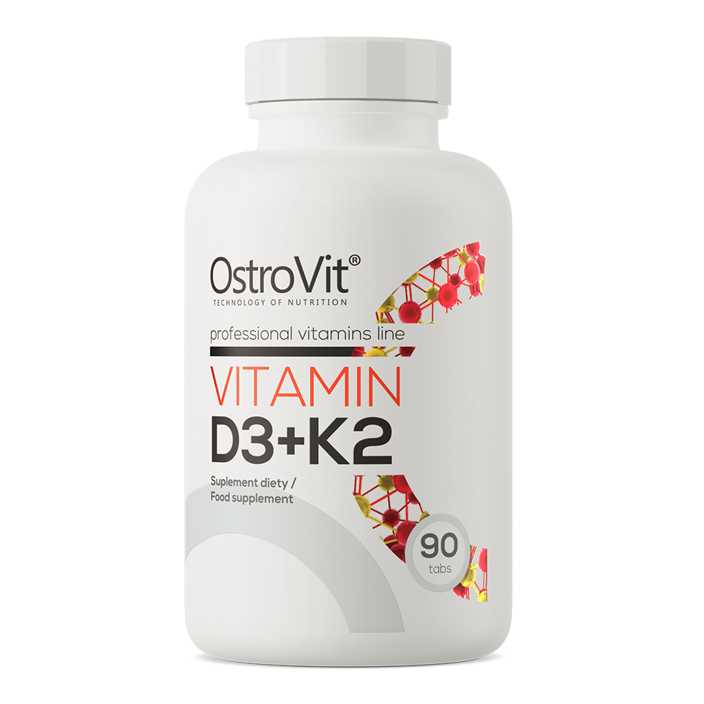 Vitamin D3 + K2 - 90 tablets - OstroVit